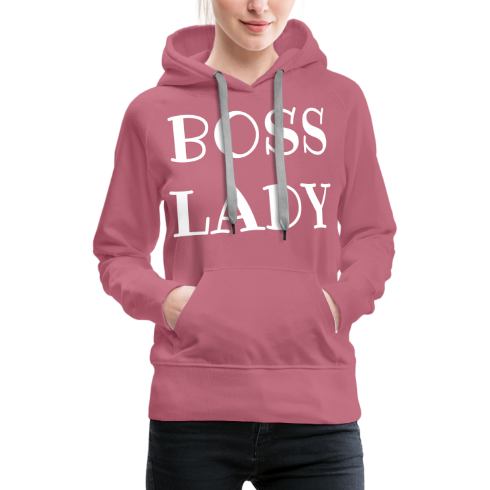 Boss Lady Hoodie - mauve