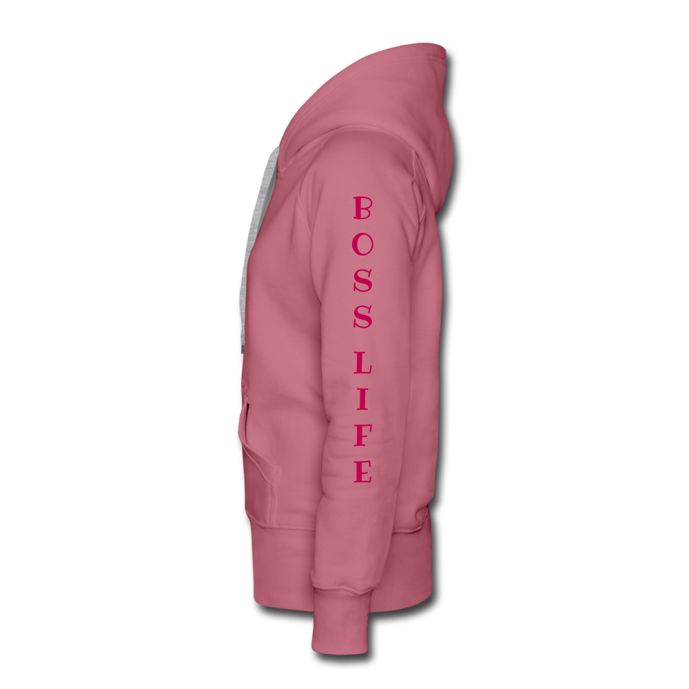 Boss Lady Hoodie - mauve
