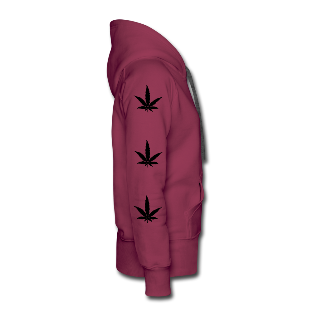 What's Your Superpower? Ladies Hoodie - burgundy