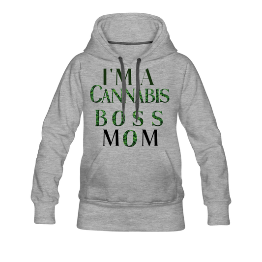 What's Your Superpower? Ladies Hoodie - heather gray