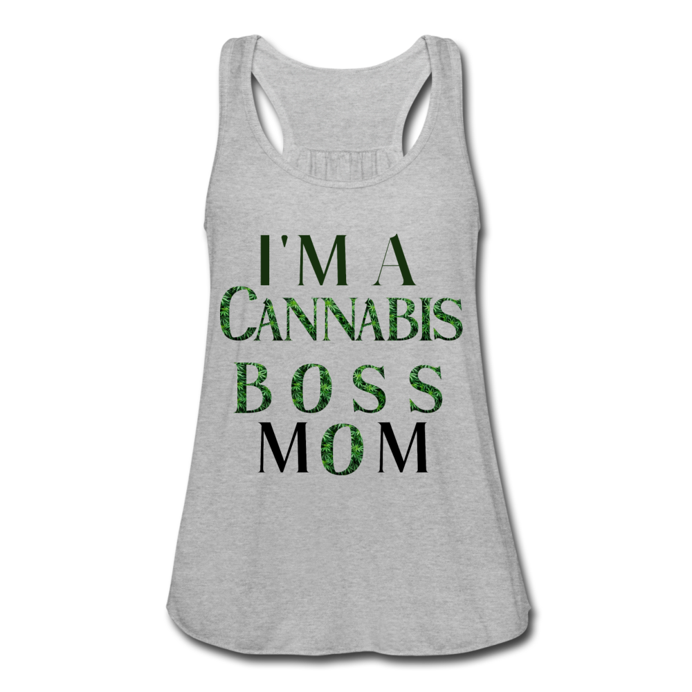 Women's Flowy Tank Top by Bella - heather gray