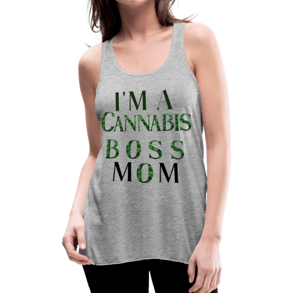 Women's Flowy Tank Top by Bella - heather gray