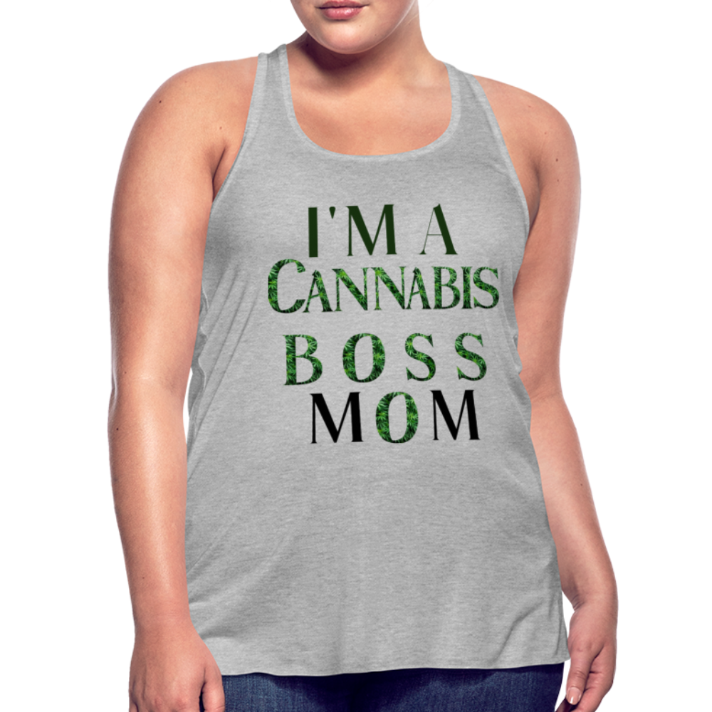 Women's Flowy Tank Top by Bella - heather gray