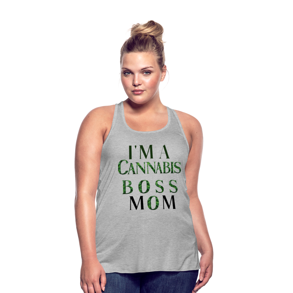 Women's Flowy Tank Top by Bella - heather gray