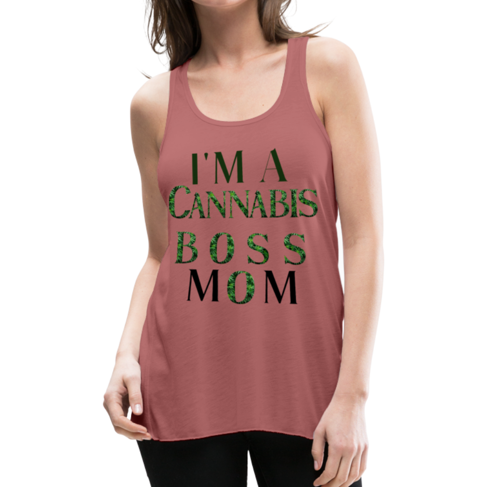 Women's Flowy Tank Top by Bella - mauve