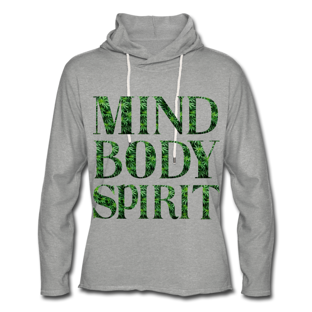 Unisex Lightweight Terry Hoodie - heather gray