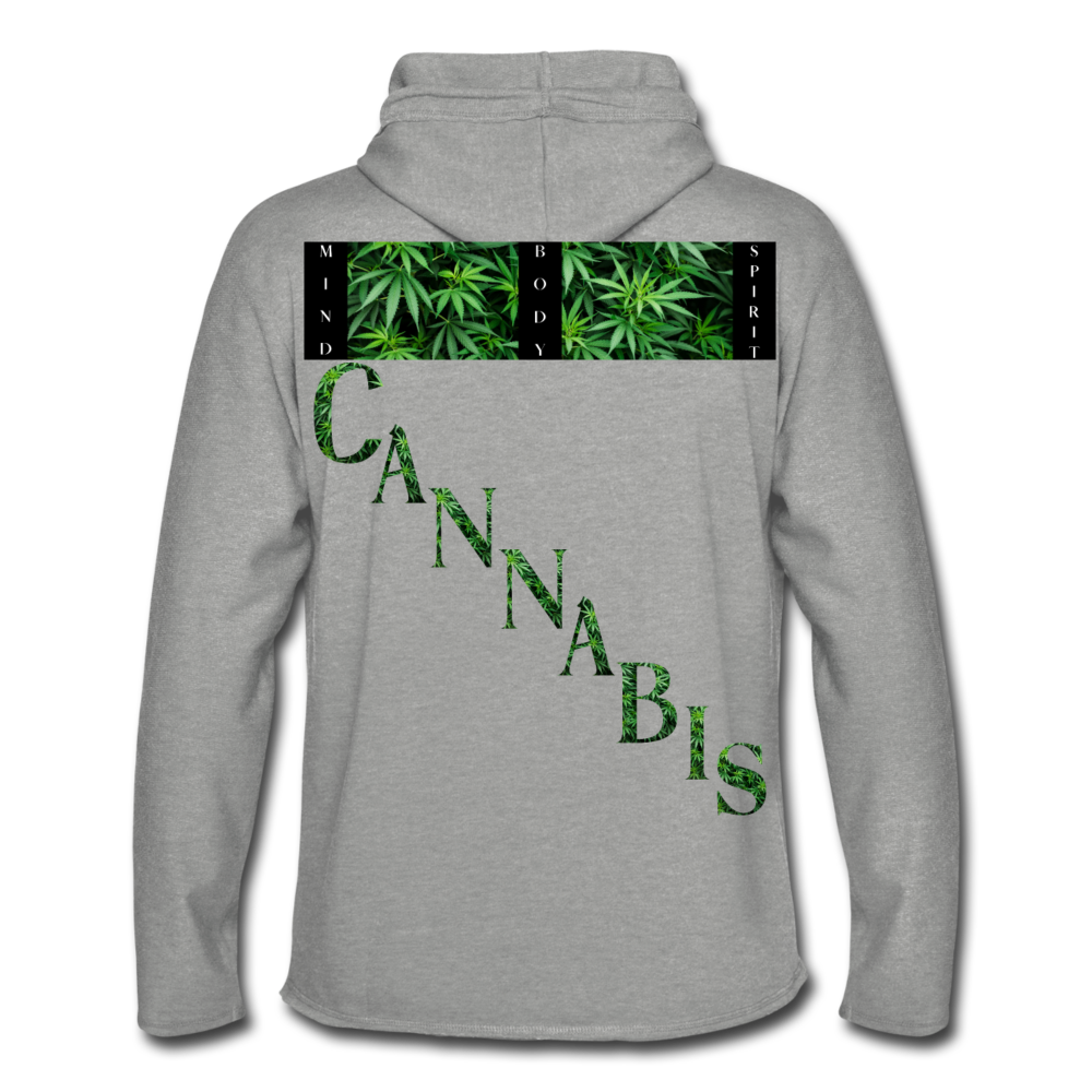 Unisex Lightweight Terry Hoodie - heather gray