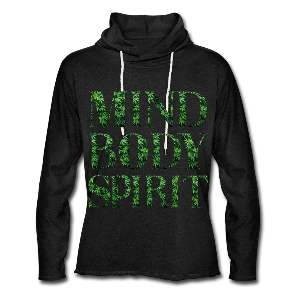 Unisex Lightweight Terry Hoodie - charcoal gray