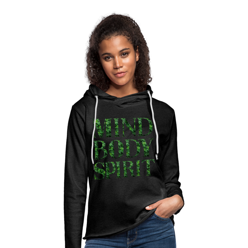 Unisex Lightweight Terry Hoodie - charcoal gray