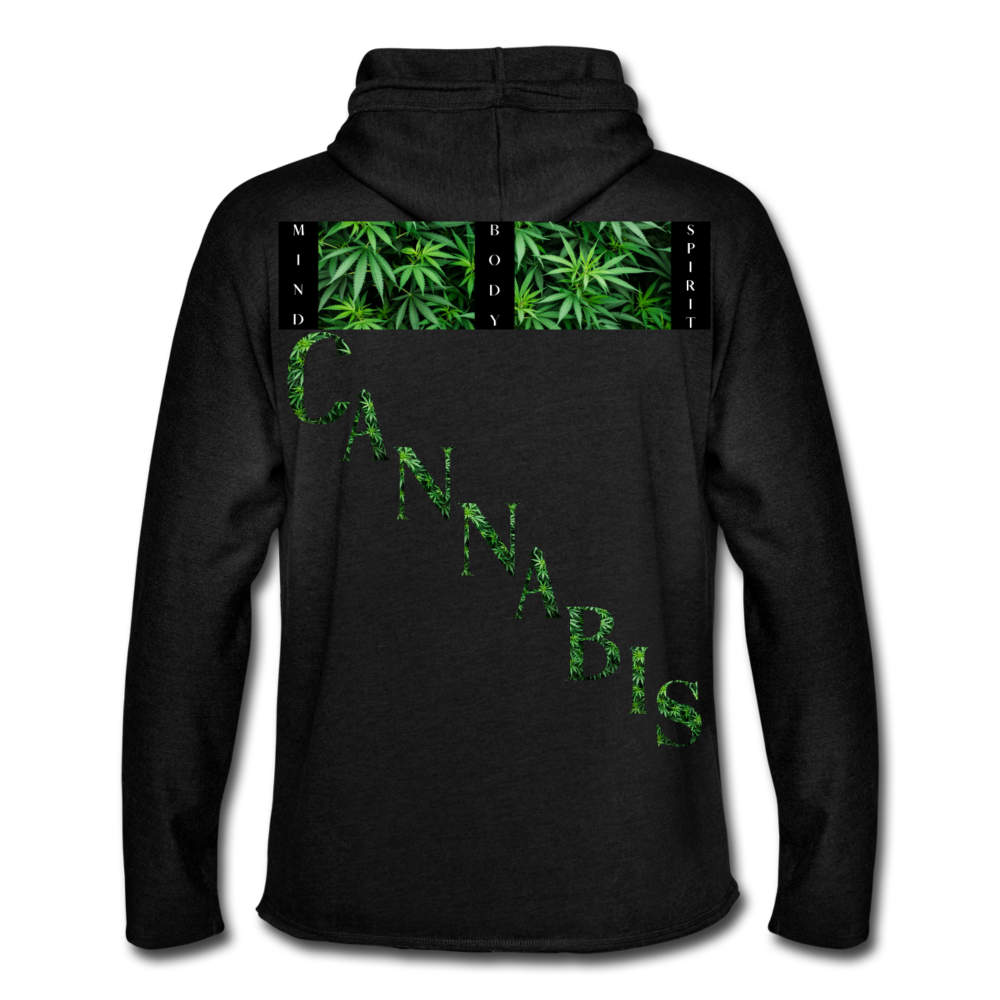 Unisex Lightweight Terry Hoodie - charcoal gray