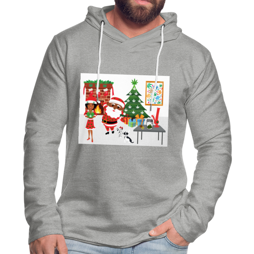 Unisex Lightweight Terry Hoodie - heather gray