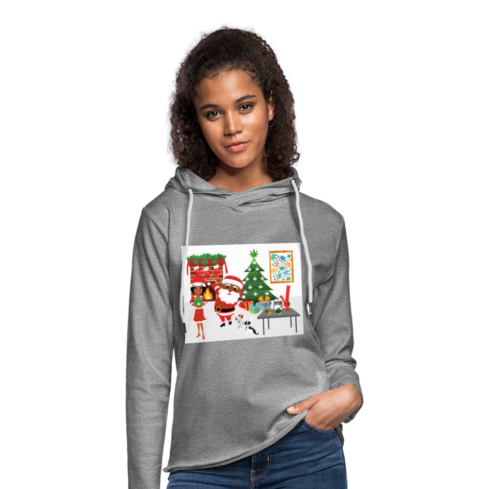 Unisex Lightweight Terry Hoodie - heather gray