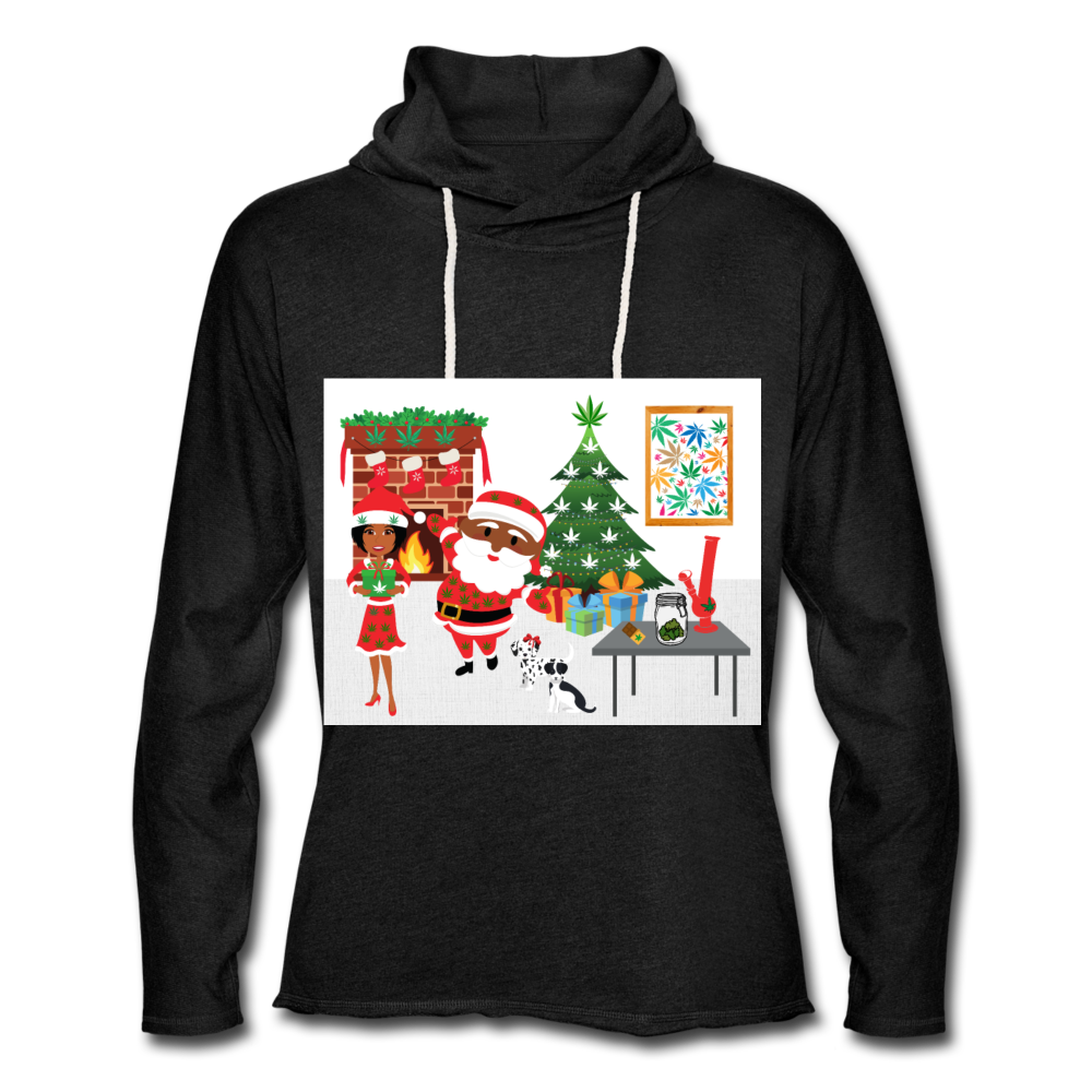 Unisex Lightweight Terry Hoodie - charcoal gray