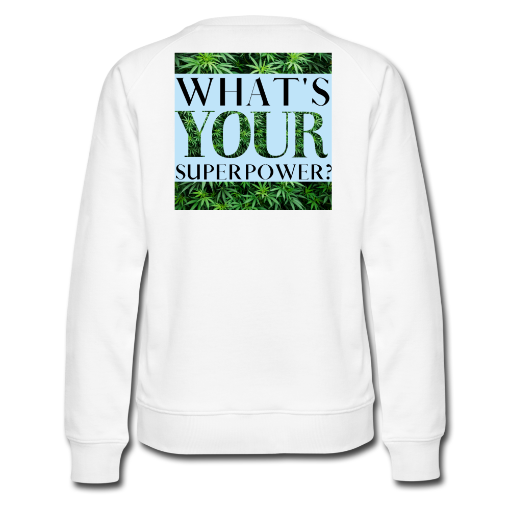 Women’s Premium Sweatshirt - white