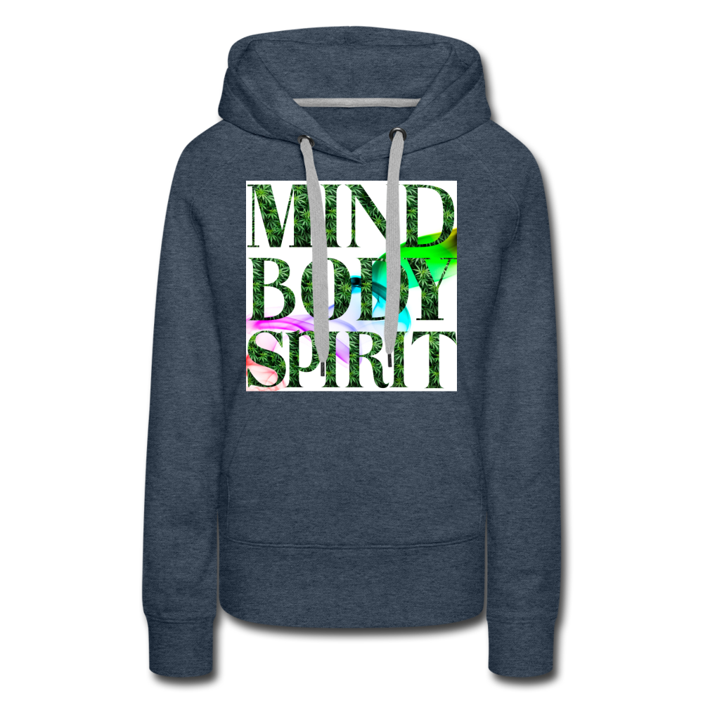 Women’s Premium Hoodie - heather denim