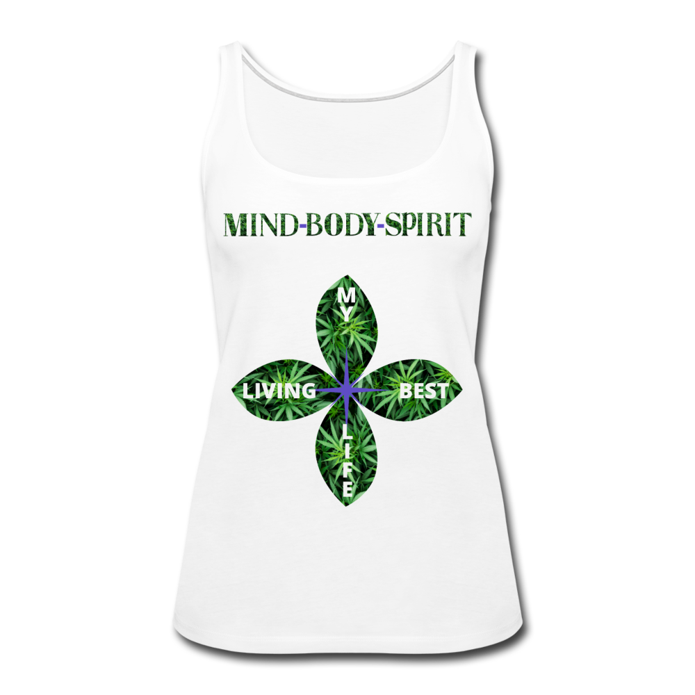 Women’s Premium Tank Top - white