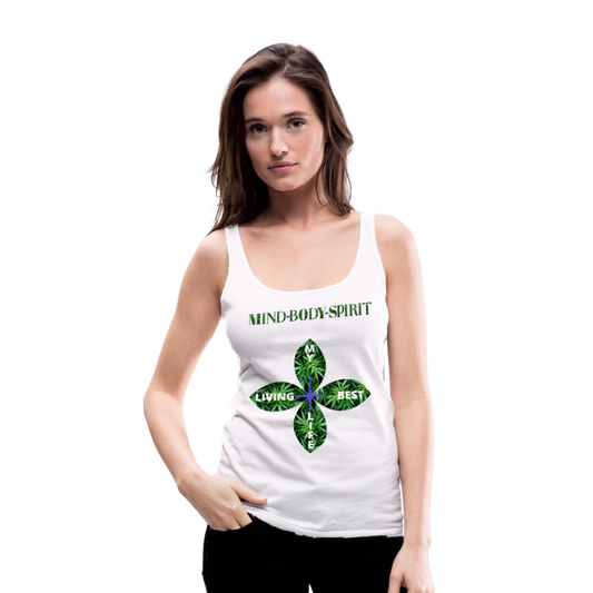 Women’s Premium Tank Top - white