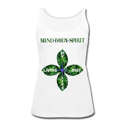 Women’s Premium Tank Top - white