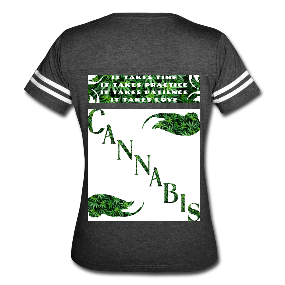 Women’s Vintage Sport T-Shirt - vintage smoke/white
