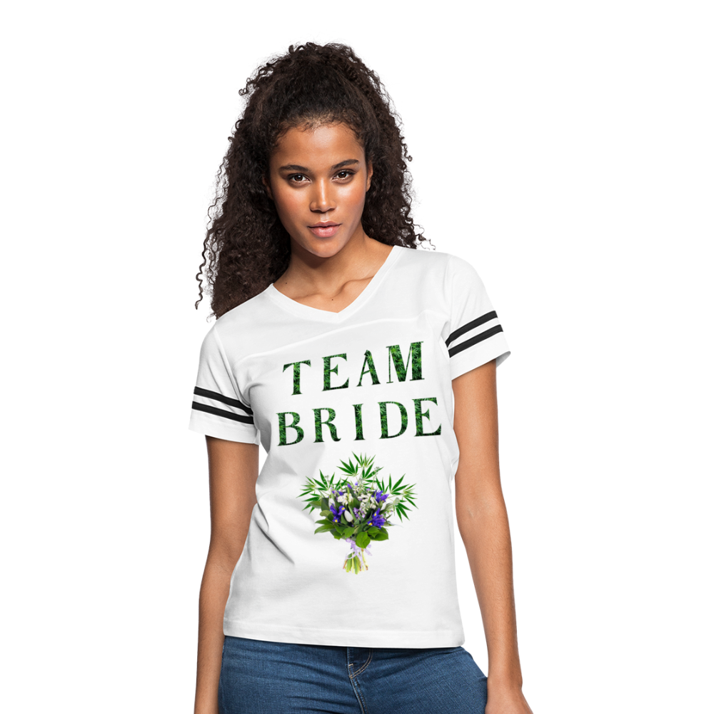 Women’s Vintage Sport T-Shirt - white/black