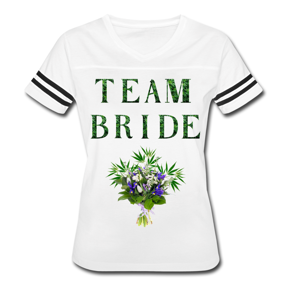 Women’s Vintage Sport T-Shirt - white/black