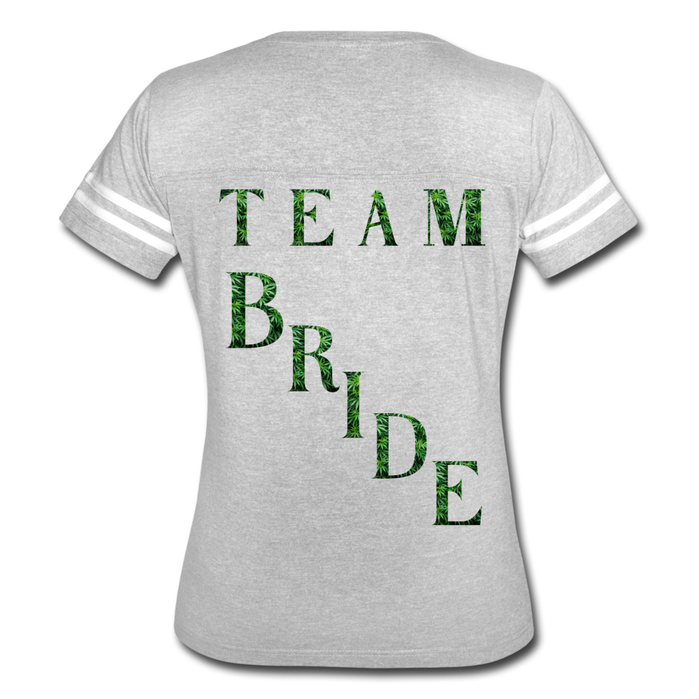 Women’s Vintage Sport T-Shirt - heather gray/white