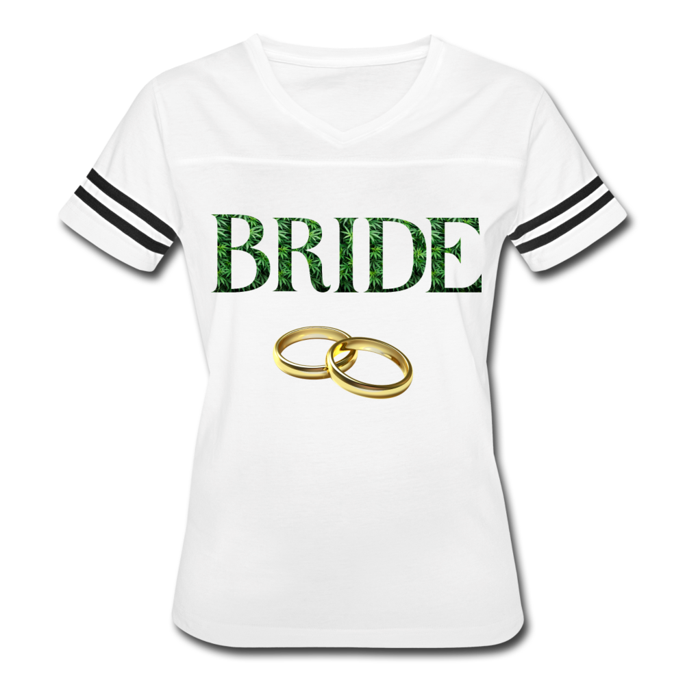 Women’s Vintage Sport T-Shirt - white/black