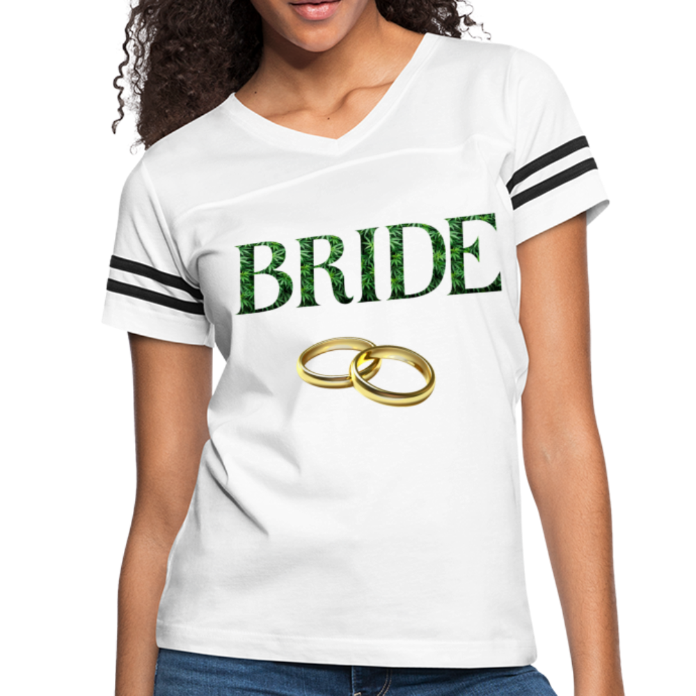 Women’s Vintage Sport T-Shirt - white/black