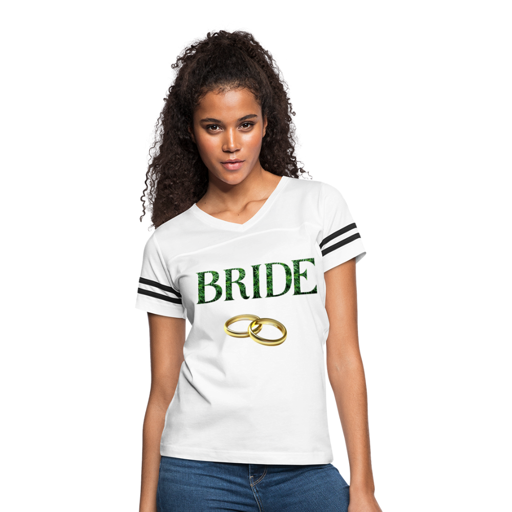 Women’s Vintage Sport T-Shirt - white/black