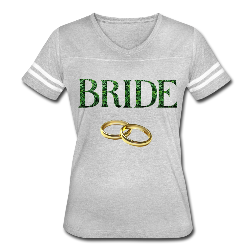 Women’s Vintage Sport T-Shirt - heather gray/white