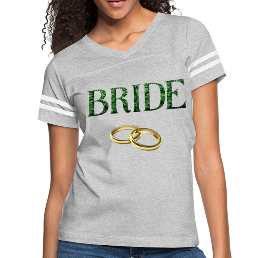 Women’s Vintage Sport T-Shirt - heather gray/white