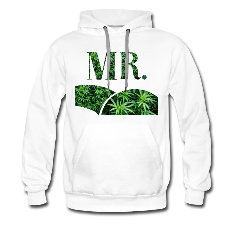 Mr. Cannabis Premium Hoodie - white