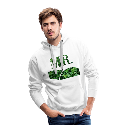 Mr. Cannabis Premium Hoodie - white