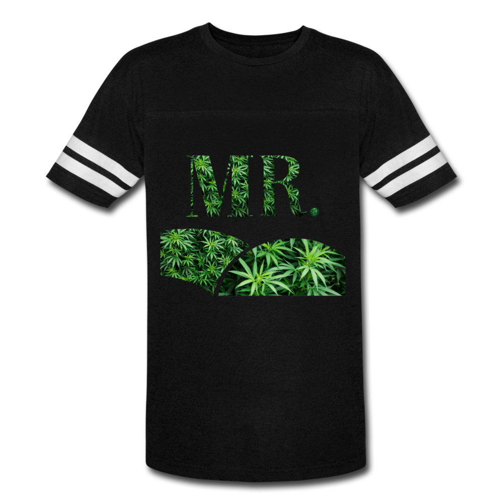 Mr. Cannabis Vintage Sport T-Shirt - black/white
