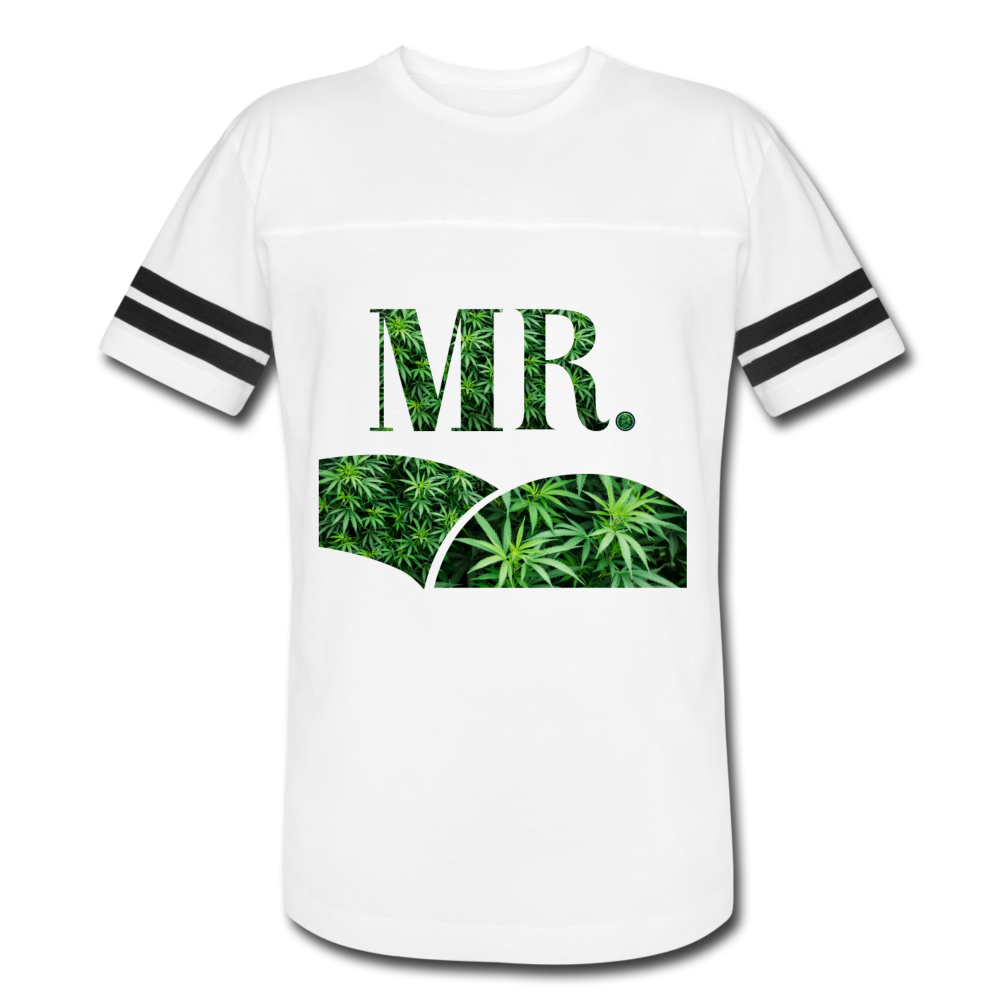 Mr. Cannabis Vintage Sport T-Shirt - white/black