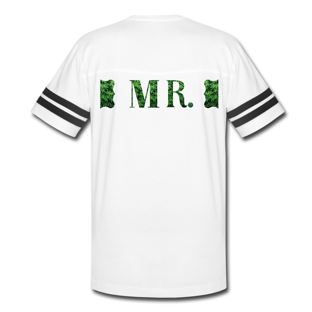 Mr. Cannabis Vintage Sport T-Shirt - white/black