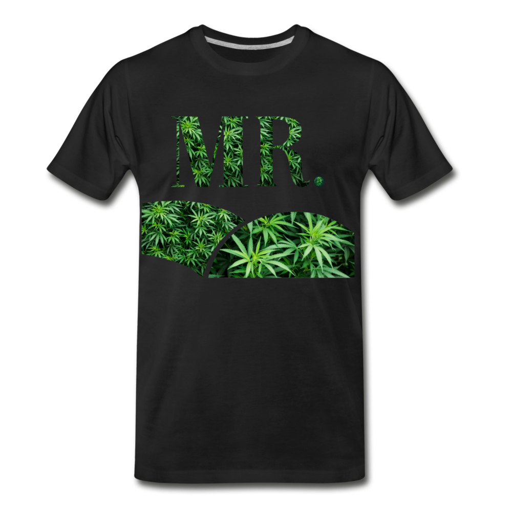 Mr. Cannabis Men's Premium T-Shirt - black
