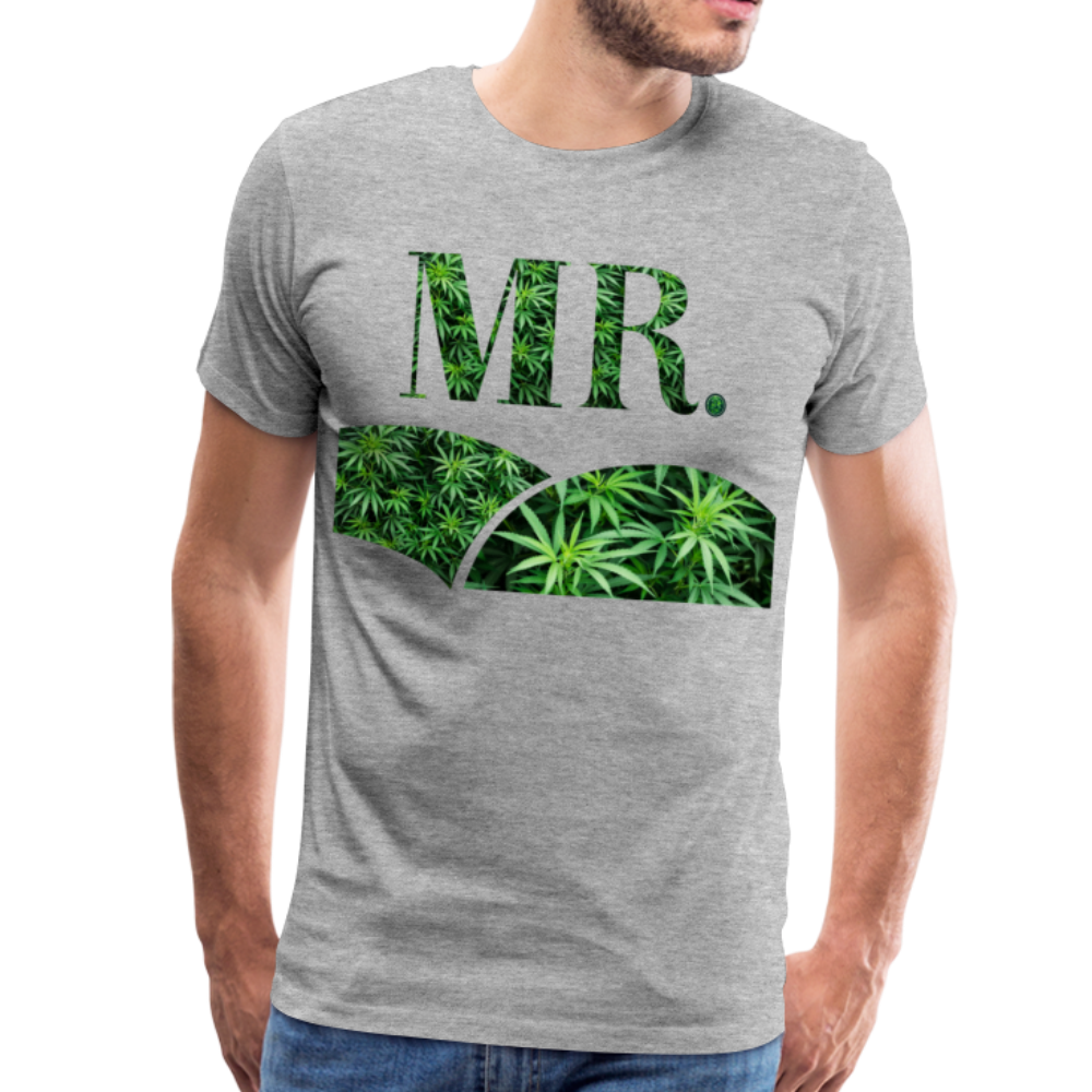Mr. Cannabis Men's Premium T-Shirt - heather gray