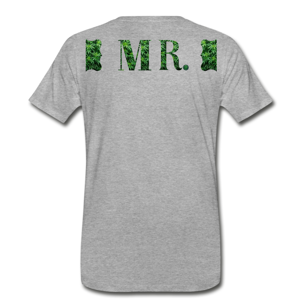 Mr. Cannabis Men's Premium T-Shirt - heather gray