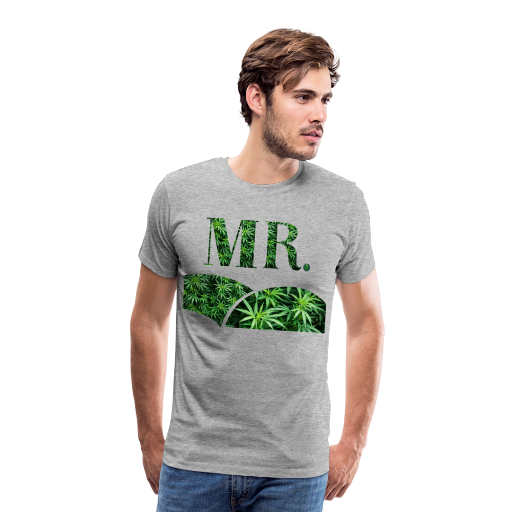 Mr. Cannabis Men's Premium T-Shirt - heather gray