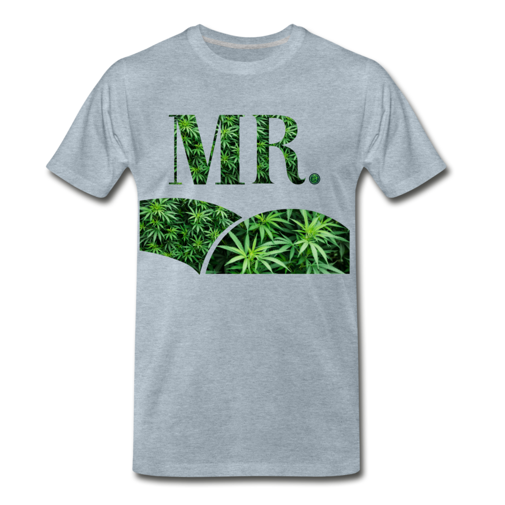Mr. Cannabis Men's Premium T-Shirt - heather ice blue