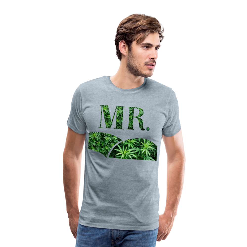 Mr. Cannabis Men's Premium T-Shirt - heather ice blue