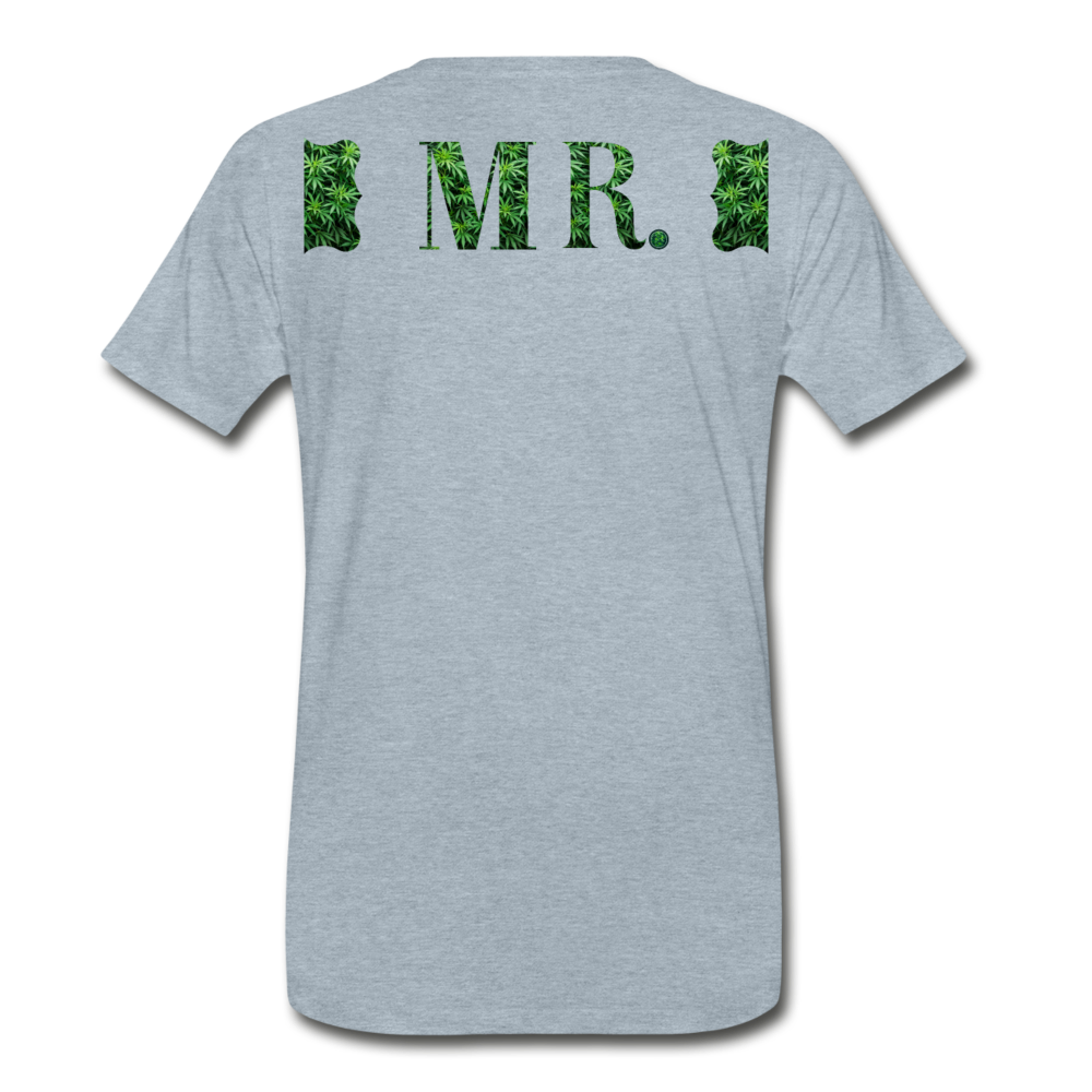Mr. Cannabis Men's Premium T-Shirt - heather ice blue