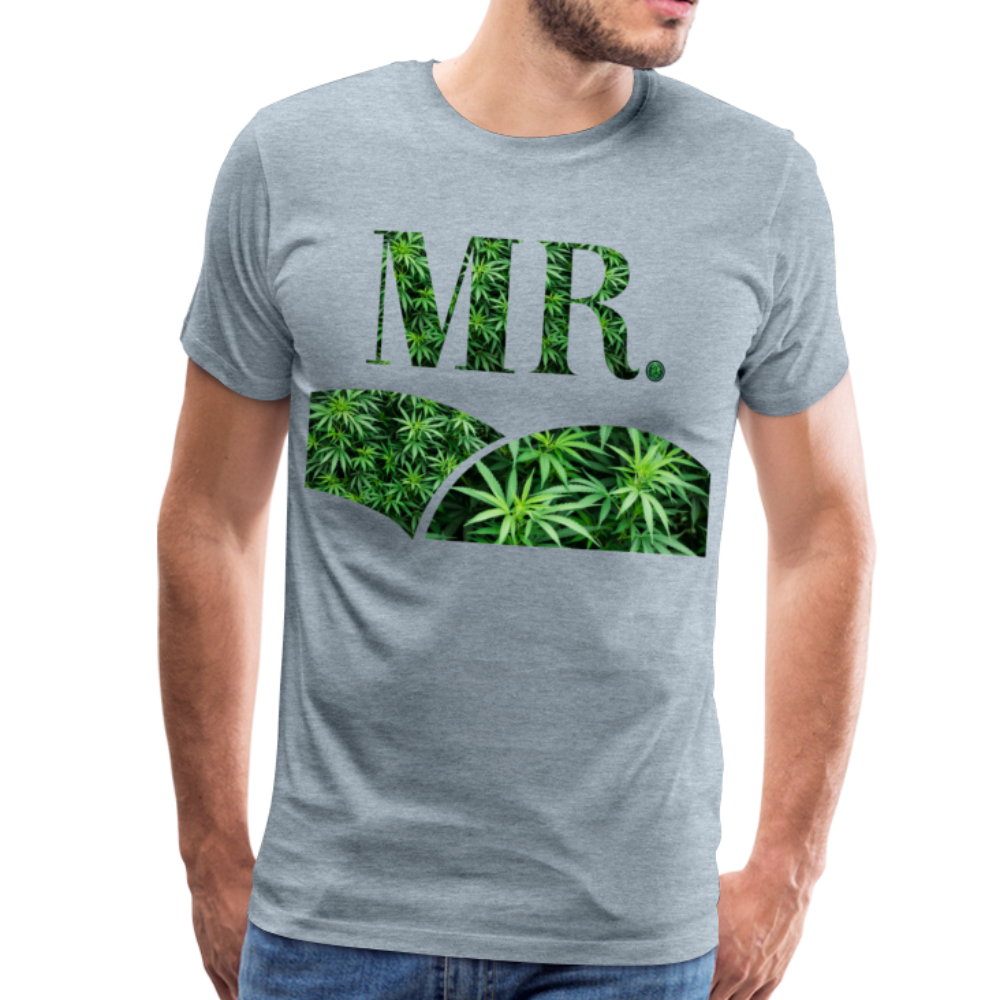 Mr. Cannabis Men's Premium T-Shirt - heather ice blue
