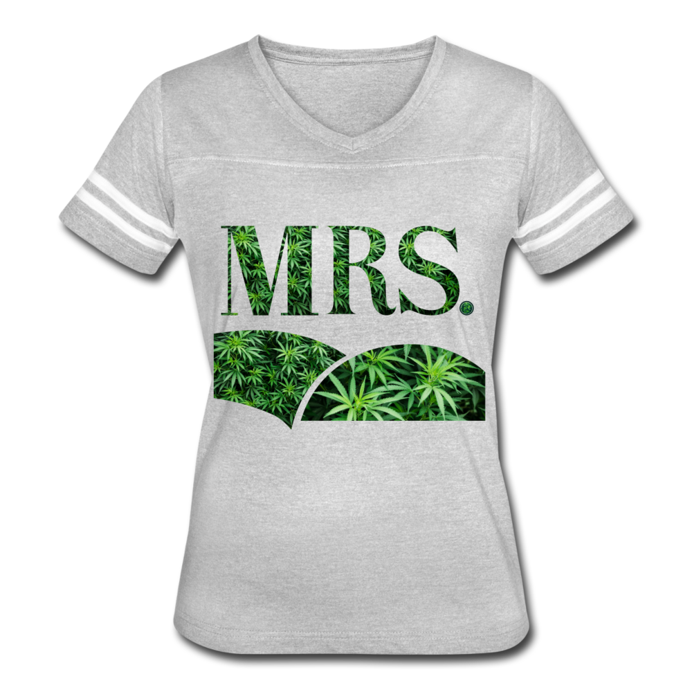 Women’s Vintage Sport T-Shirt - heather gray/white