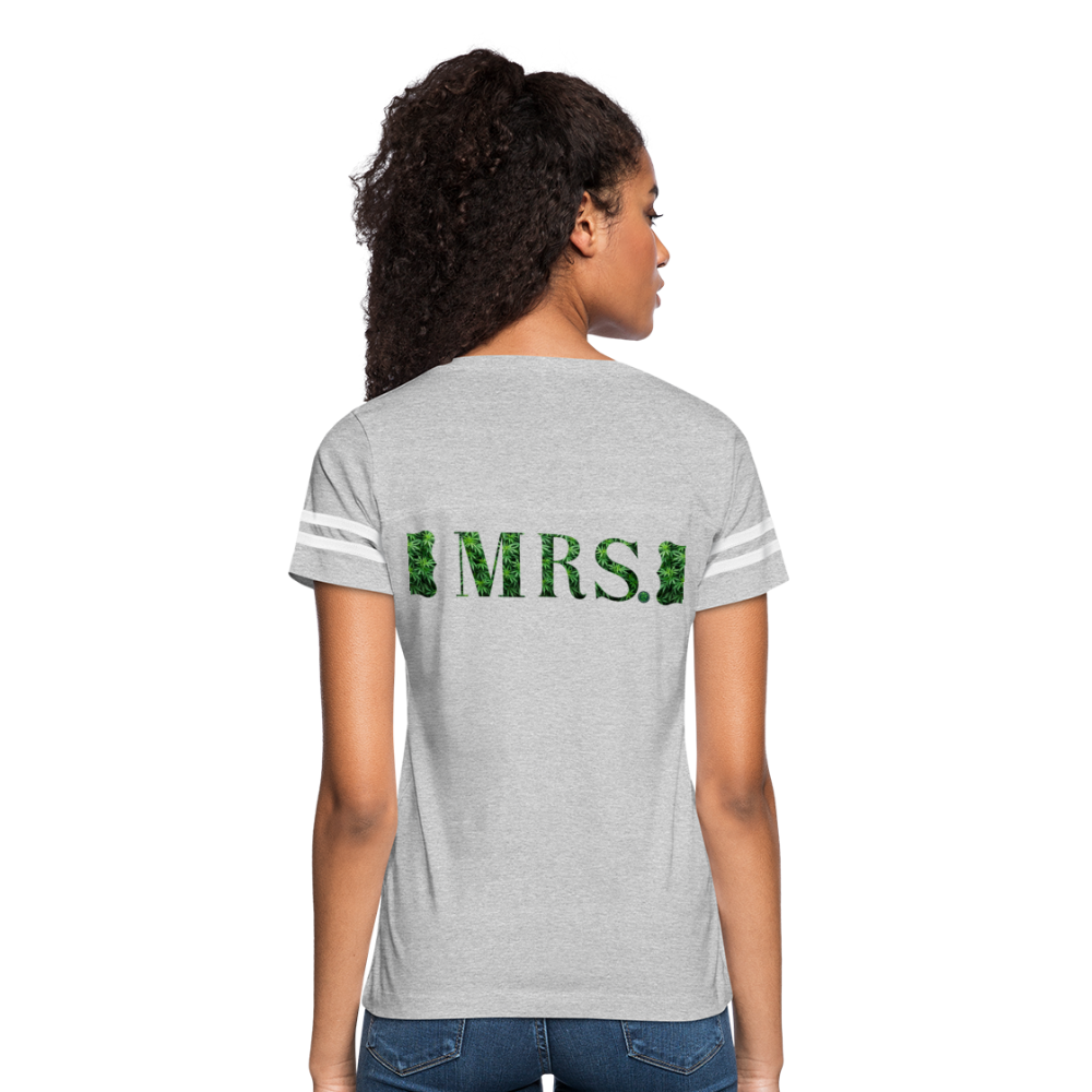 Women’s Vintage Sport T-Shirt - heather gray/white