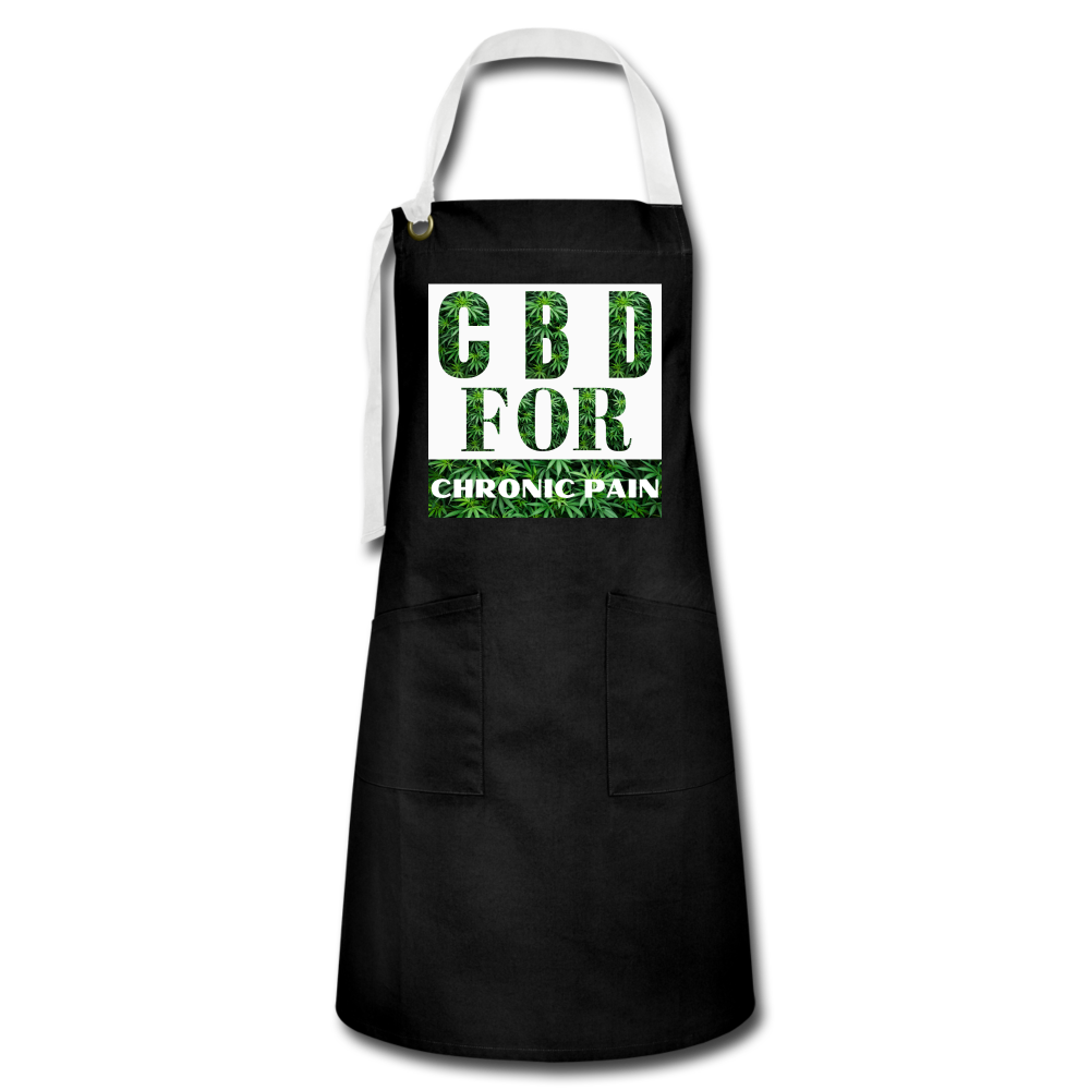 Artisan Apron - black/white
