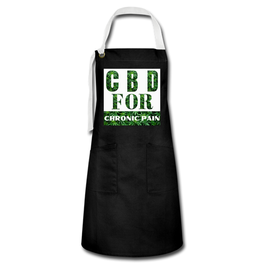 Artisan Apron - black/white