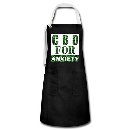 Artisan Apron - black/white