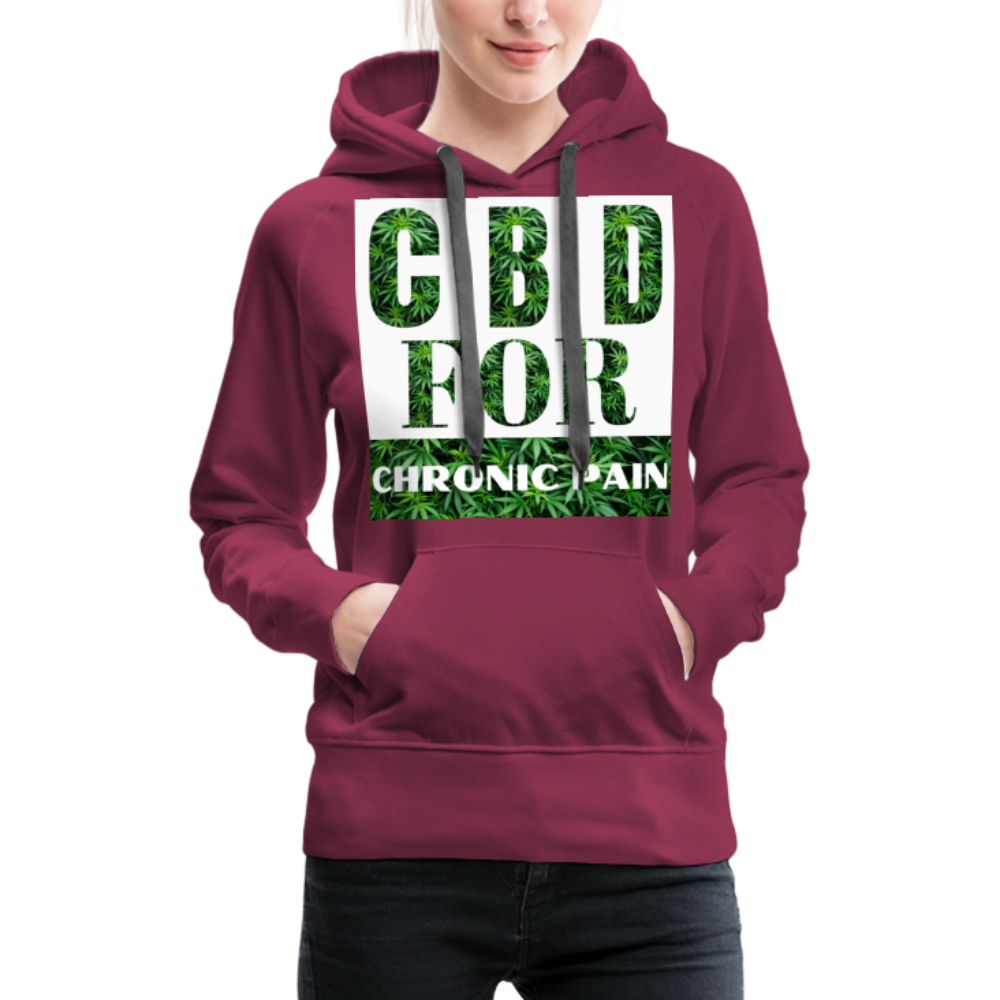 Women’s Premium Hoodie - burgundy